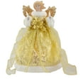 thumbnail image 1 of Northlight Lighted Angel Christmas Tree Topper - Gold - 12" - Clear Lights, 1 of 5