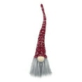 thumbnail image 1 of Northlight Lighted Christmas Gnome with Bendable Hat Figure - 18" - Red and Grey, 1 of 4
