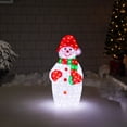 thumbnail image 1 of Northlight LED Lighted Snowman Commercial Grade Acrylic Outdoor Christmas Decoration - 34", 1 of 8