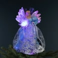 thumbnail image 1 of Northlight Lighted Color Changing Fiber Optic Angel Christmas Tree Topper - 12" - Blue, 1 of 6