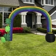 thumbnail image 1 of Northlight Lighted Inflatable St. Patrick's Day Rainbow Outdoor Decoration - 13', 1 of 5
