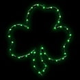 thumbnail image 1 of Northlight Lighted St. Patrick's Day Irish Shamrock Window Silhouette - 17", 1 of 10