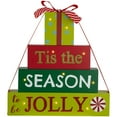 thumbnail image 1 of Northlight Lighted "Tis The Season To Be Jolly" Christmas Decoration - 11.75", 1 of 8