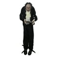 thumbnail image 1 of Northlight Lighted and Animated Scary Butler Standing Halloween Decoration - 5', 1 of 4