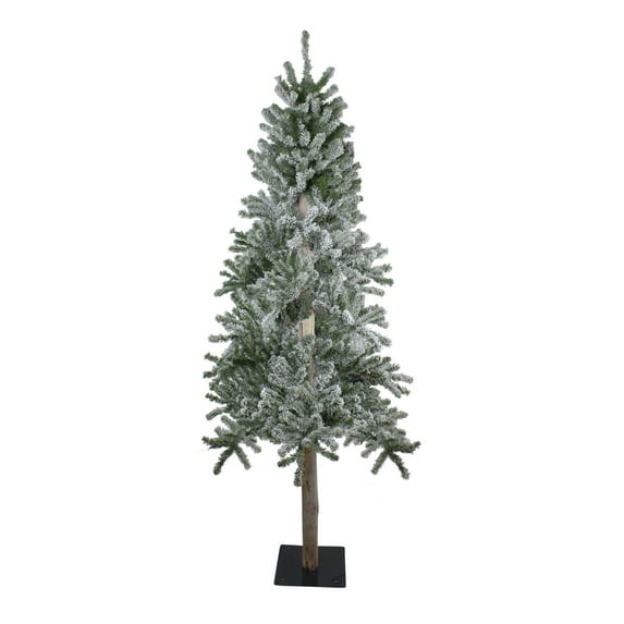 Northlight Medium Flocked Alpine Artificial Christmas Tree - 6' - Unlit