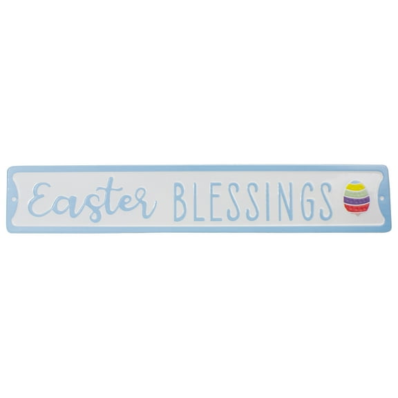 Northlight Metal Easter Blessings Wall Sign - 20.25"
