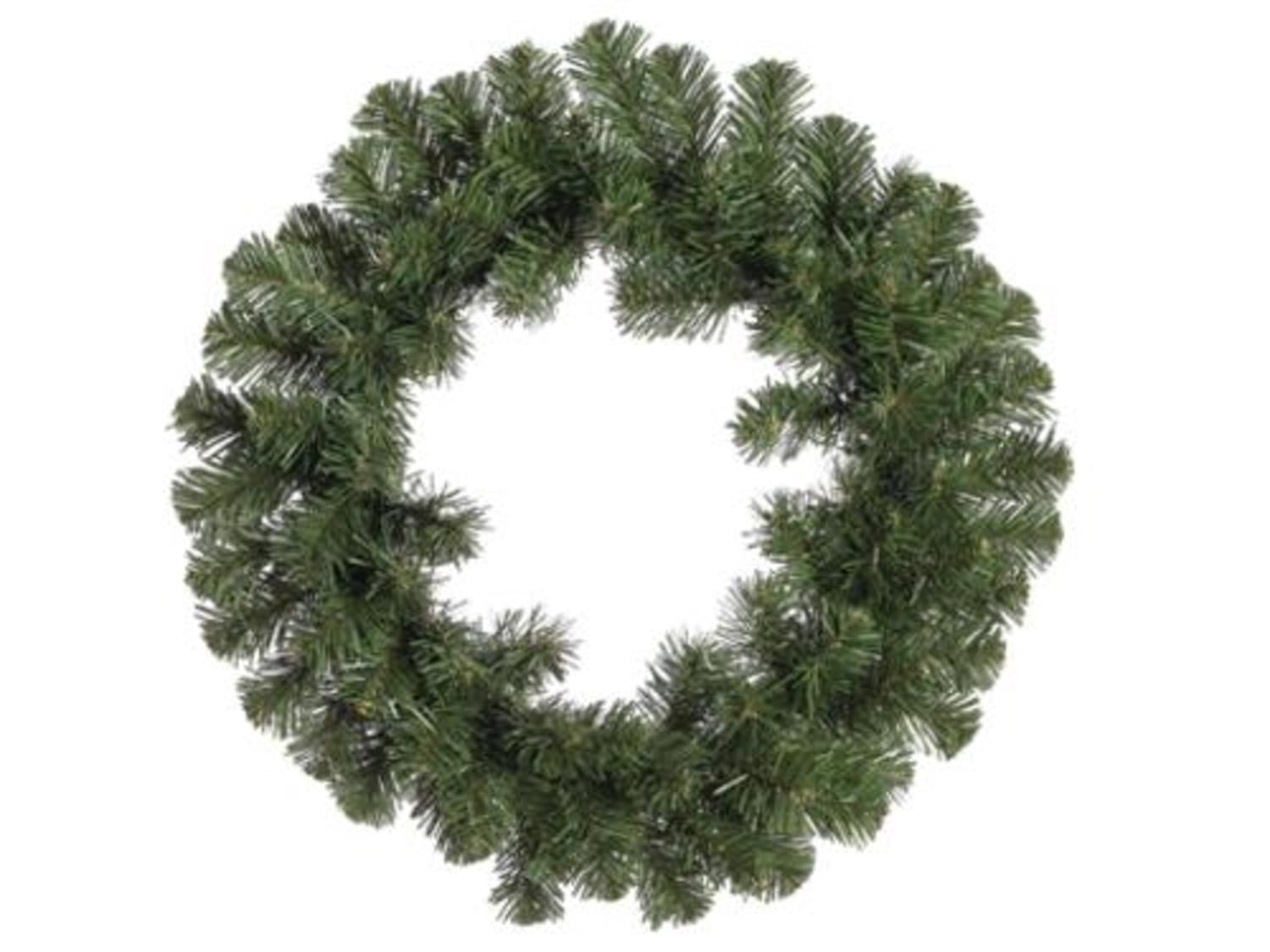 Northlight Metal Unlit Pine Wreath, 12" (Green)