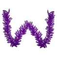 thumbnail image 1 of Northlight Metallic Tinsel Artificial Christmas Garland - 9' x 12" - Purple - Unlit, 1 of 2