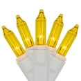 thumbnail image 1 of Northlight Mini Christmas Lights - Yellow - 20.25' White Wire - 100ct, 1 of 5
