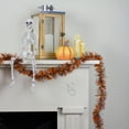 thumbnail image 1 of Northlight Mixed Tinsel Halloween Garland - 50' x 2.5" - Orange and Black - Unlit, 1 of 1
