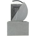 thumbnail image 1 of Northlight Modern Style Rainfall Outdoor Water Fountain - 20" - Gray, 1 of 6