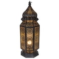 thumbnail image 1 of Northlight Moroccan Style Lantern Floor Lamp - 29.5" - Black, 1 of 4