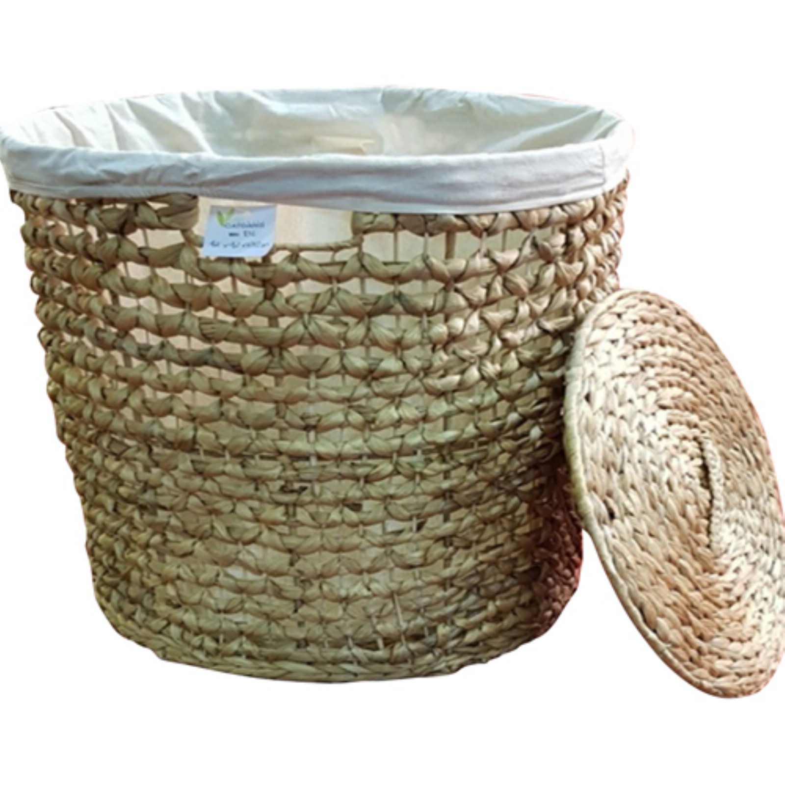 Northlight Natural Water Hyacinth Braided Basket