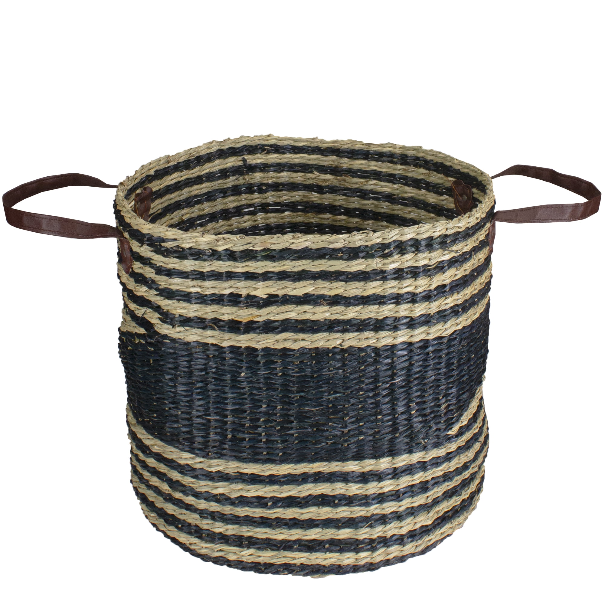 Northlight Natural Woven Seagrass Braided Basket