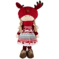 thumbnail image 1 of Northlight Nordic Girl with Moose Antler Hat Christmas Figure - 17" - Red and White, 1 of 7