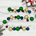 thumbnail image 1 of Northlight Ornament String Light Christmas Garland - LED Warm White  - 3' - 10ct - Green, 1 of 5
