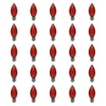 thumbnail image 1 of Pack of 25 Faceted LED Red C9 Christmas Replacement Bulbs, 1 of 5