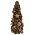 thumbnail image 1 of Northlight Pinecone, Berry and Star Cutouts Christmas Cone Tree Decoration - 17", 1 of 3