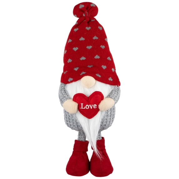 Northlight Plush "Love" Valentine's Day Gnome - 13.5"
