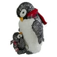 thumbnail image 1 of Northlight Plush Mother Penguin and Chick Christmas Figure - 12", 1 of 6