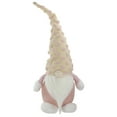 thumbnail image 1 of Northlight Plush Spring Gnome Figure with Polka Dot Hat - 24" - Pink/Yellow, 1 of 5