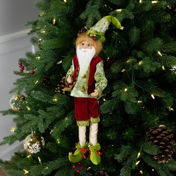Northlight Poseable Whimsical Elf Christmas Figurine - 18"
