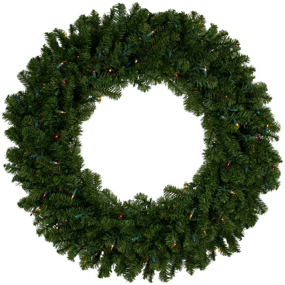 Northlight Pre Lit Artificial Canadian Pine Christmas Wreath