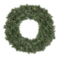 thumbnail image 1 of Northlight Pre-Lit Battery Operated Artificial Canadian Pine Christmas Wreath - 24" - Clear LED, 1 of 5