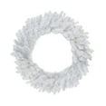 thumbnail image 1 of Northlight Pre-Lit Battery Operated Snow White Christmas Wreath - 30" - Multicolor LED Lights, 1 of 4