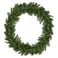 thumbnail image 1 of Northlight Pre-Lit Buffalo Fir Commercial Artificial Christmas Wreath - 6' - Warm White Lights, 1 of 4