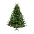 thumbnail image 1 of Northlight Pre-Lit Full Flocked Jasper Balsam Fir Artificial Christmas Tree - Clear Lights, 1 of 2