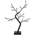 thumbnail image 1 of Northlight Pre-Lit LED Halloween Twig Tree - Black - 15" - Orange Lights, 1 of 7