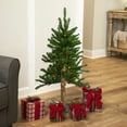 thumbnail image 1 of Northlight Pre-Lit Medium Alpine Artificial Christmas Tree - 3' - Multi Lights, 1 of 8