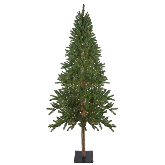 Northlight Pre-Lit Medium Alpine Artificial Christmas Tree - 7' - Clear Lights