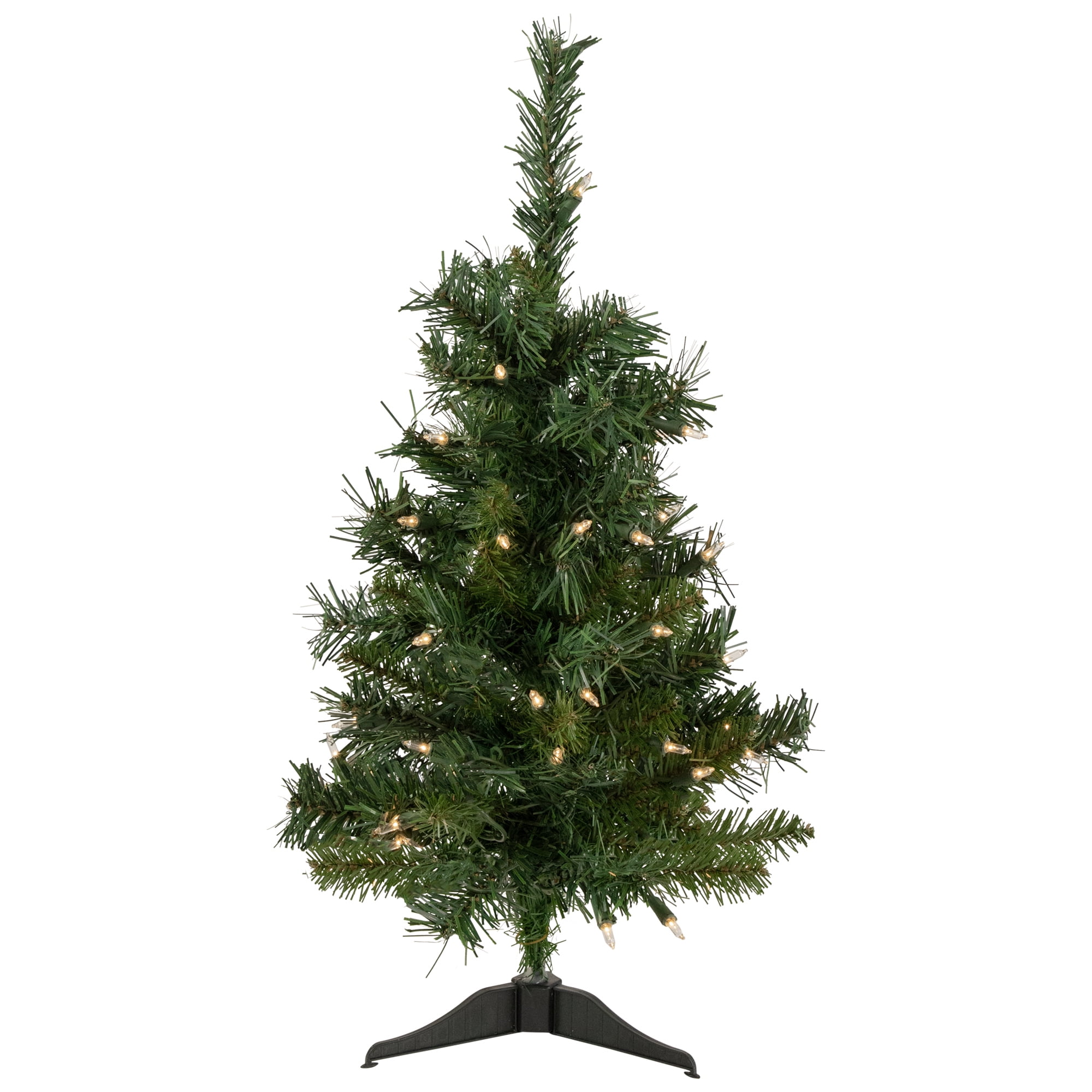 Northlight Pre-Lit Medium Aspen Pine Artificial Christmas Tree - 2' - Clear Lights