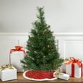 thumbnail image 1 of Northlight Pre-Lit Medium Royal Pine Artificial Christmas Tree - 2' - Multicolor Lights, 1 of 5