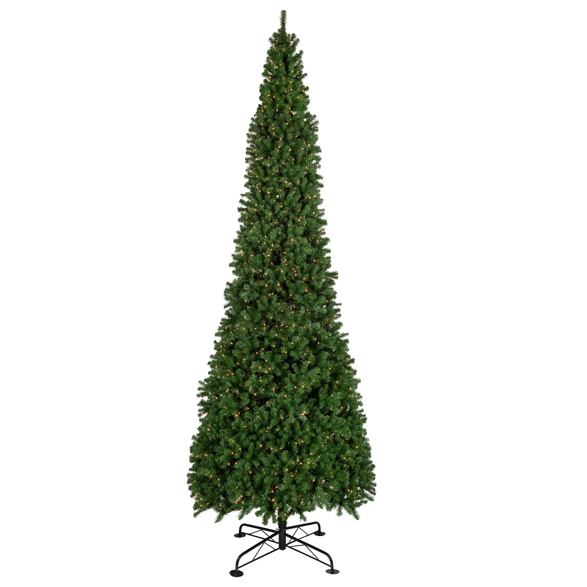 Northlight Pre-Lit Pendleton Spruce Slim Artificial Christmas Tree Clear Lights