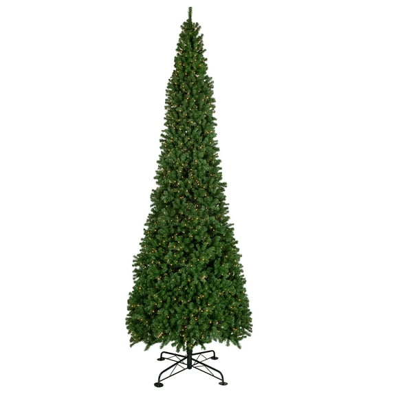 Northlight Pre-Lit Pendleton Spruce Slim Artificial Christmas Tree Clear Lights