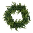 thumbnail image 1 of Northlight Pre-Lit Woodcrest Pine Artificial Christmas Wreath - 48-Inch, Clear Lights, 1 of 1