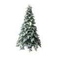 thumbnail image 1 of 7.5' X 70" Pre-Lit Frosted Butte Fir Artificial Christmas Tree - Clear Lights, 1 of 3