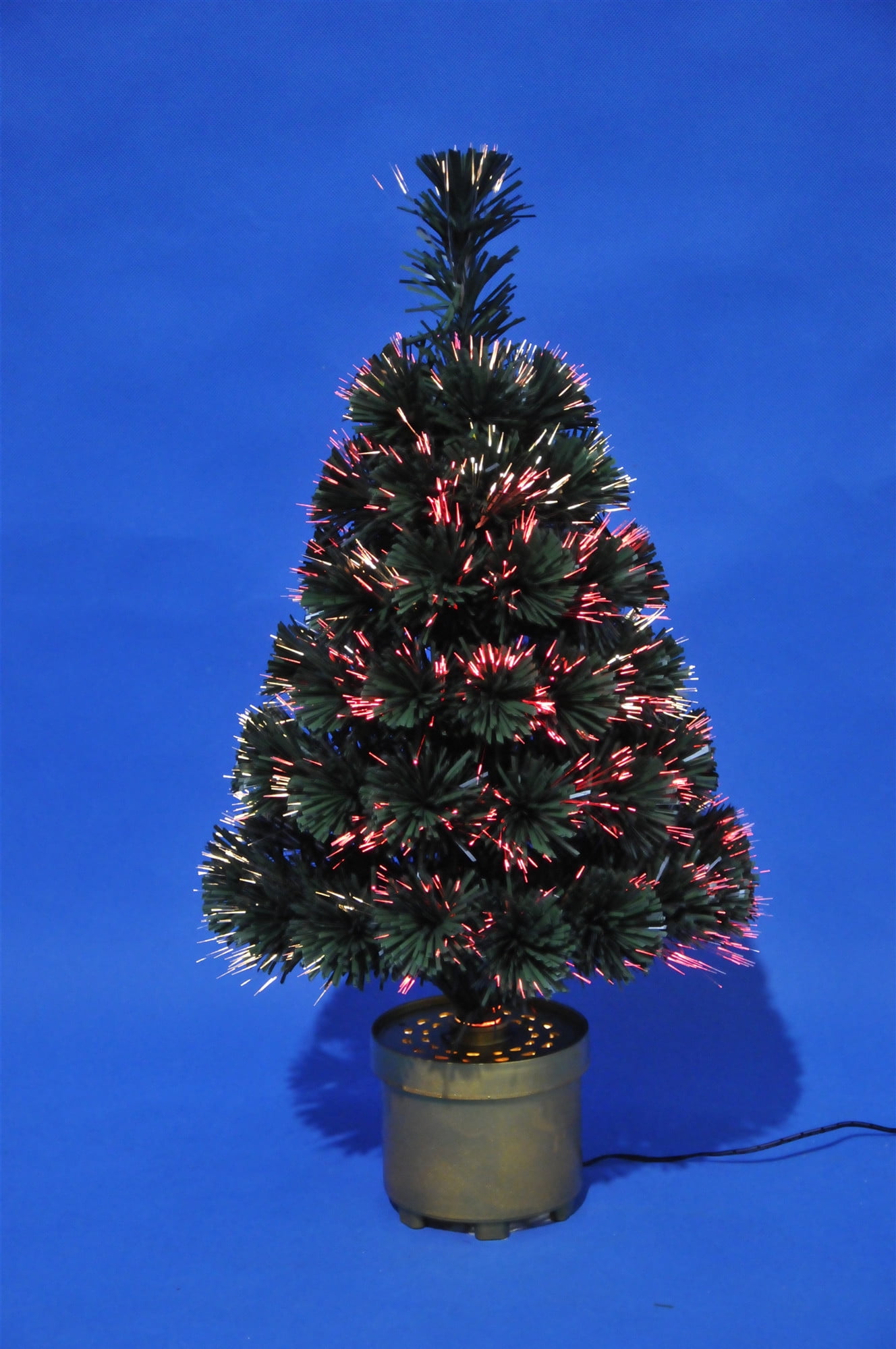 Northlight Prelit Incandescent Red Triangular Christmas Tree 24", Green