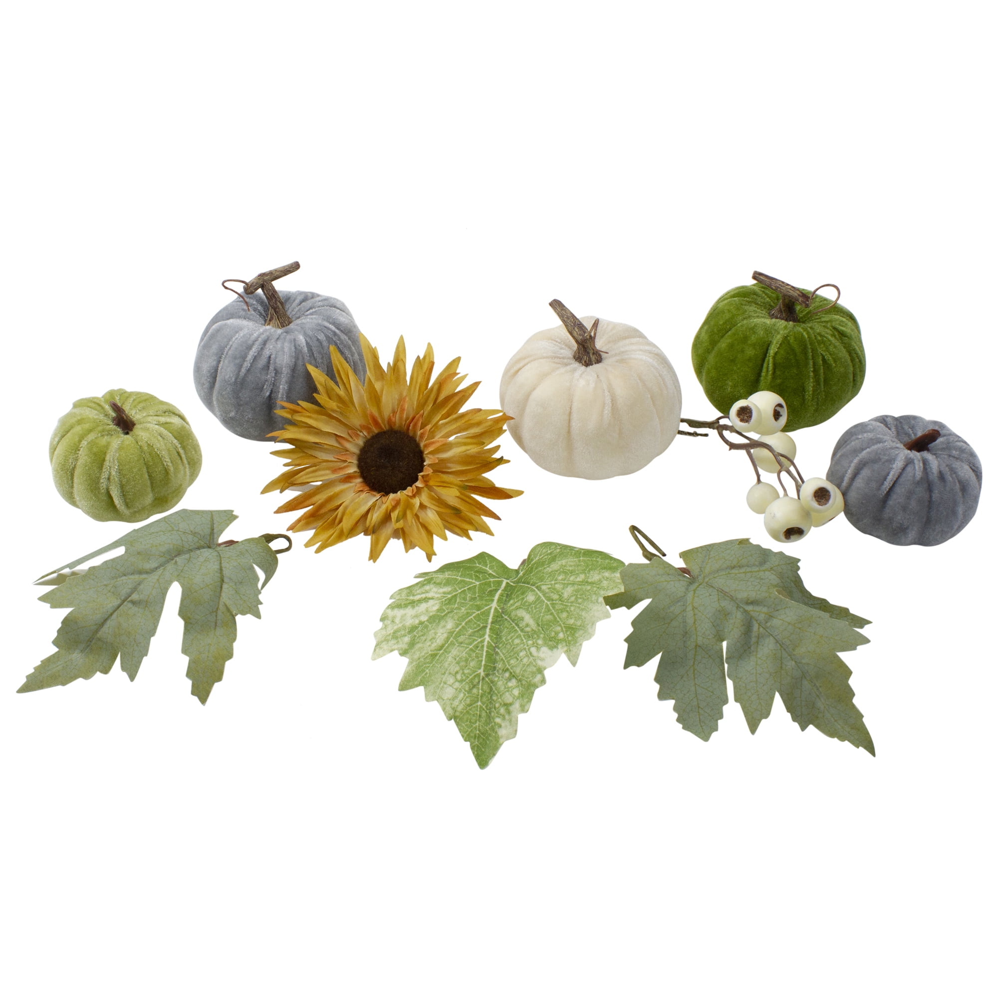 Northlight Pumpkins Berries and Sunflower Decor - Thumbnail 3