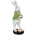 thumbnail image 1 of Northlight Rabbit Holding Easter Egg Outdoor Garden Statue - 11.5" - White, 1 of 7