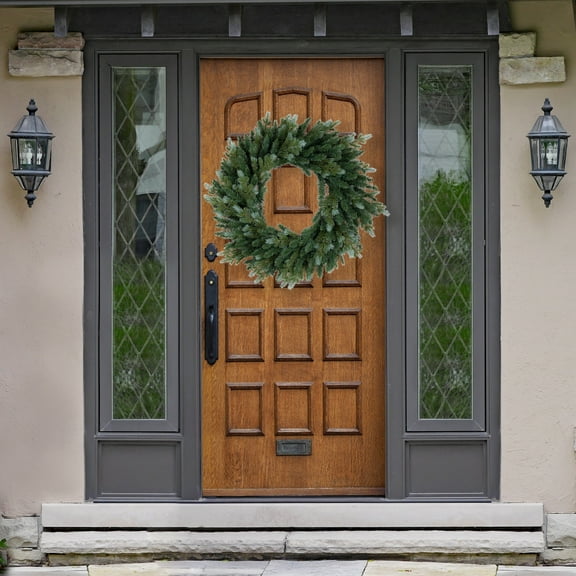 Northlight Real Touch™ Blue Spruce Artificial Christmas Wreath - 36" - Unlit