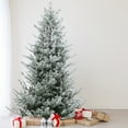 thumbnail image 1 of Northlight Real Touch™️ Flocked Little River Fir Artificial Christmas Tree - Unlit - 7.5', 1 of 9