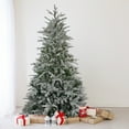 thumbnail image 1 of Northlight Real Touch™️ Flocked Winfield Fir Artificial Christmas Tree - Unlit - 7.5', 1 of 8
