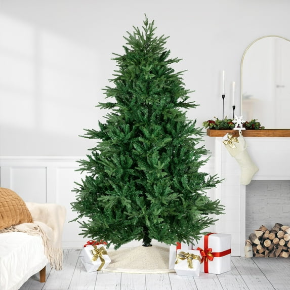 Northlight Real Touch™️ Full Juniper Pine Artificial Christmas Tree - Unlit - 7.5'