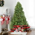 thumbnail image 1 of Northlight Real Touch™️ Pre-Lit Full Noble Fir Artificial Christmas Tree - 7.5' - Clear Lights, 1 of 8