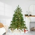 thumbnail image 1 of Northlight Real Touch™️Pre-Lit Full Northern Pine Artificial Christmas Tree - 6.5' - Clear LED, 1 of 8