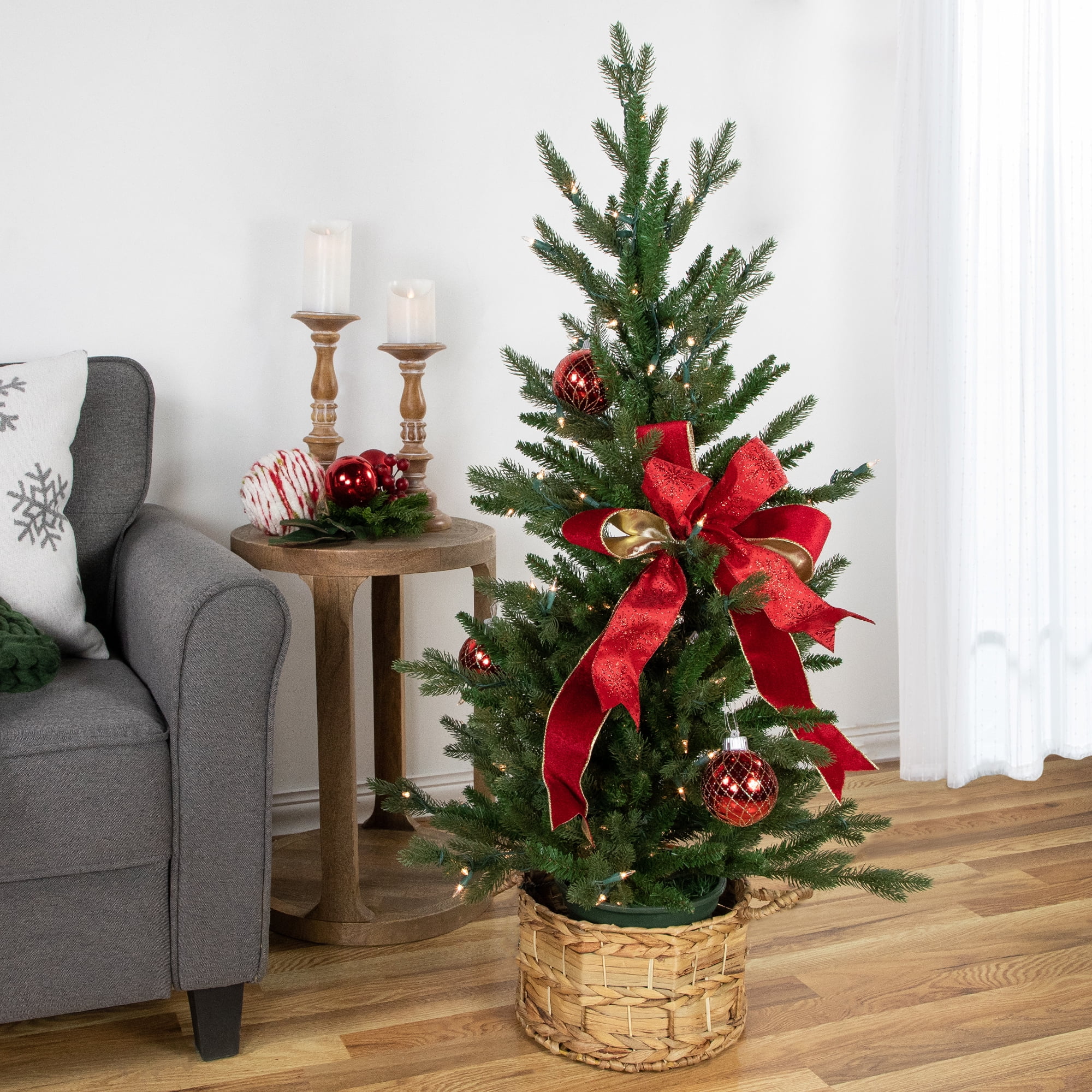 Northlight Real Touch™ PreLit Grande Spruce Artificial Potted